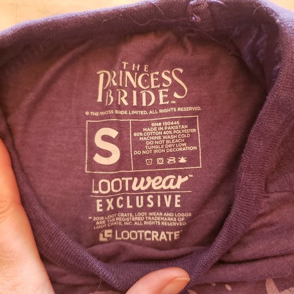 Princess Bride Raglan top with 3/4 length sleeves - Picture 4 of 5